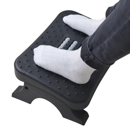 Under Desk Footrest with Massage Rollers