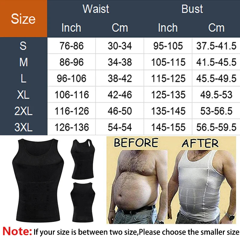 Men’s Waist Trainer Shapewear Vest