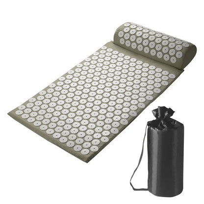 Acupressure Mat & Pillow Set with Storage Bag