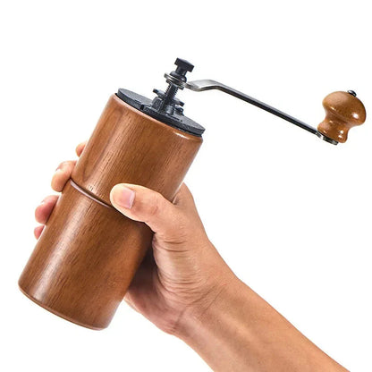 Portable Wooden Hand Coffee Grinder