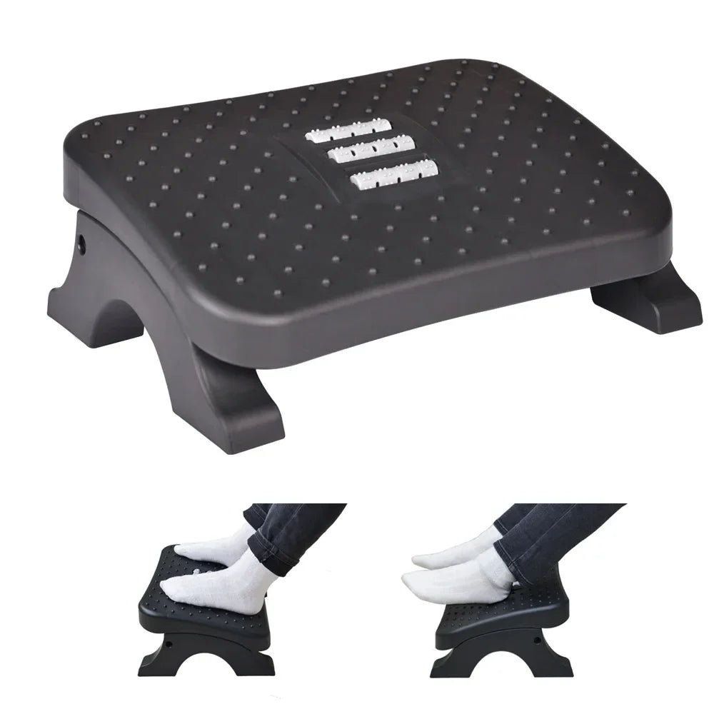 Under Desk Footrest with Massage Rollers