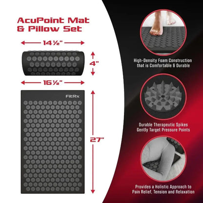 Durable Acupressure Mat & Pillow Set