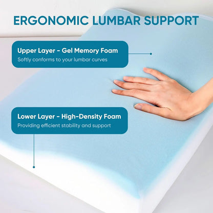 Memory Foam Lumbar Support Pillow