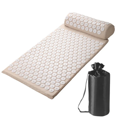 Acupressure Mat & Pillow Set with Storage Bag