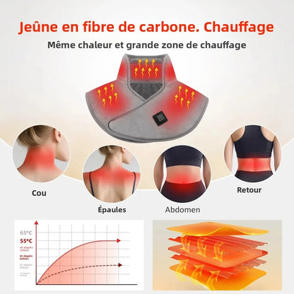 Adjustable USB Heating Neck and Shoulder Wrap