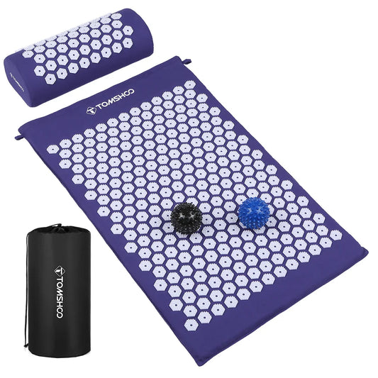 Acupressure Massage Mat and Pillow Set