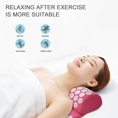 Acupressure Mat & Pillow Set with Storage Bag