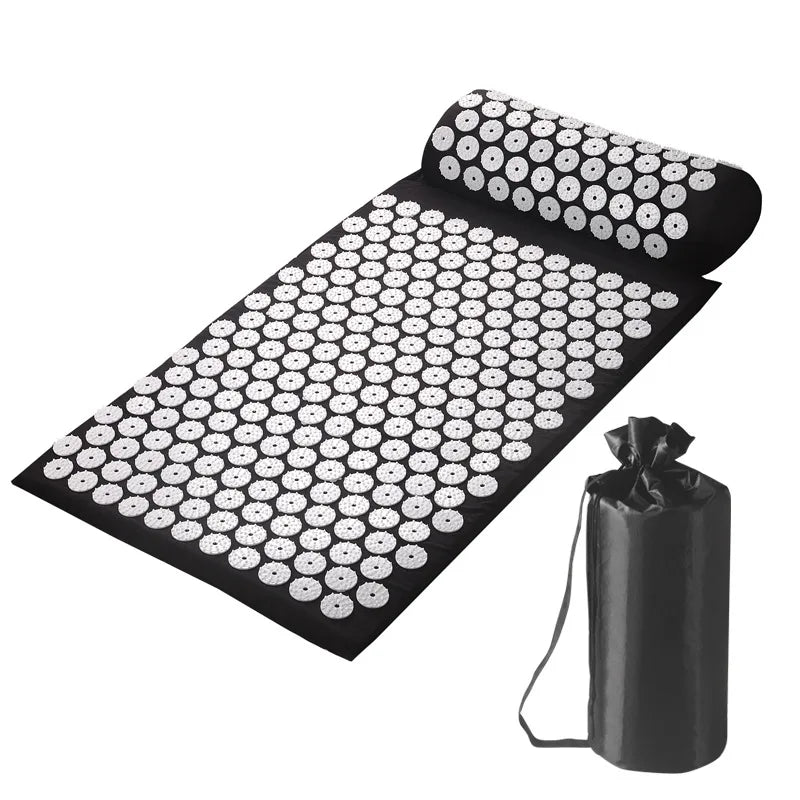 Acupressure Mat & Pillow Set with Storage Bag