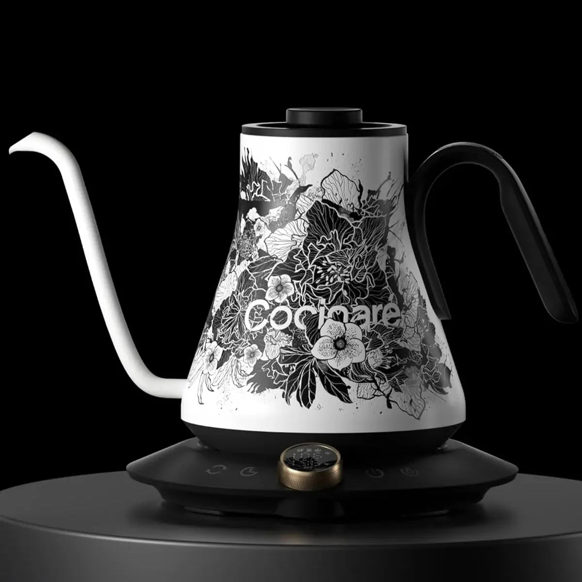 Fast-Heating Electric Gooseneck Kettle