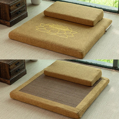 Reversible Zafu & Zabuton Meditation Cushion Set