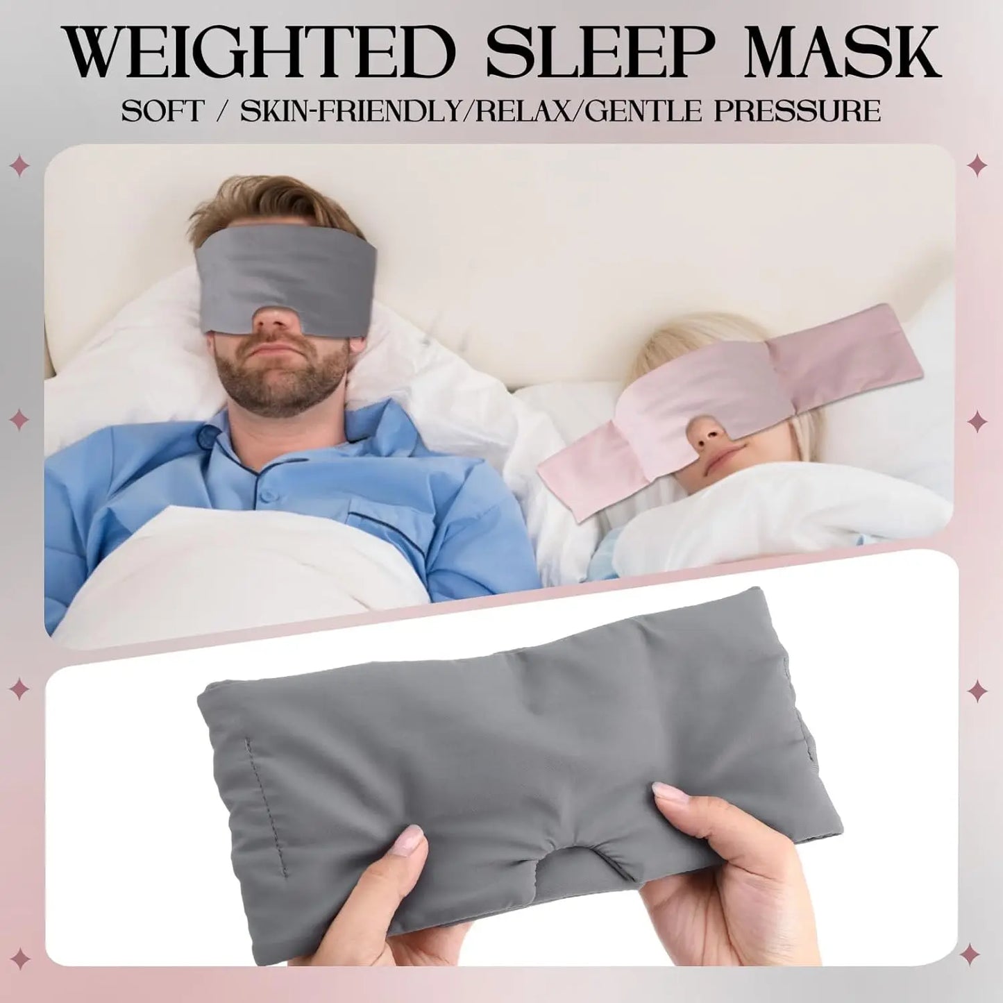 Soft Weighted Eye Mask for Sleeping