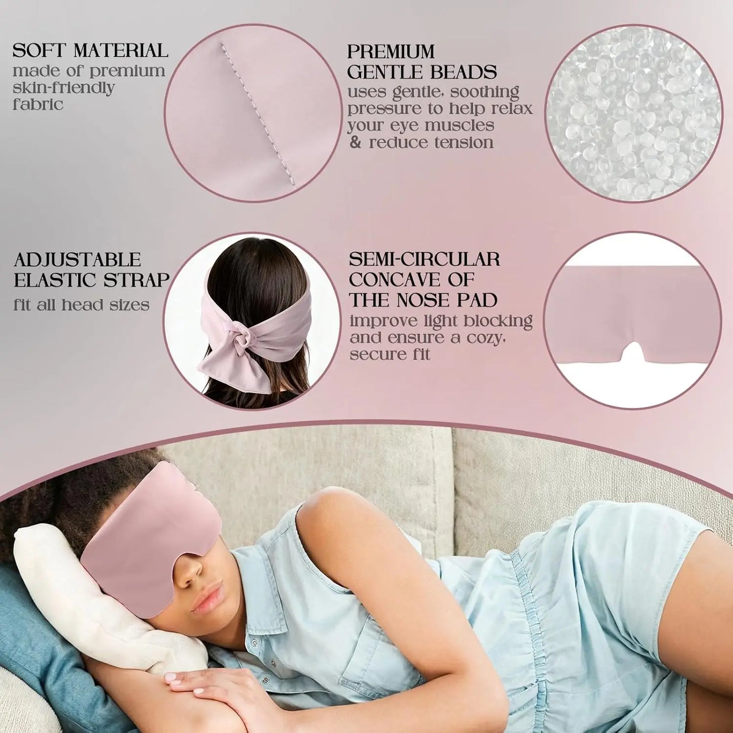 Soft Weighted Eye Mask for Sleeping