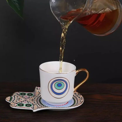 Boutique Turkish Coffee Cup and Saucer