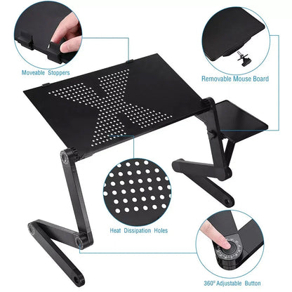 360° Adjustable Aluminum Laptop Table Stand