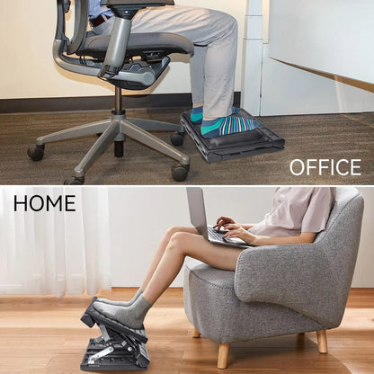 Foldable Height-Adjustable Foot Rest