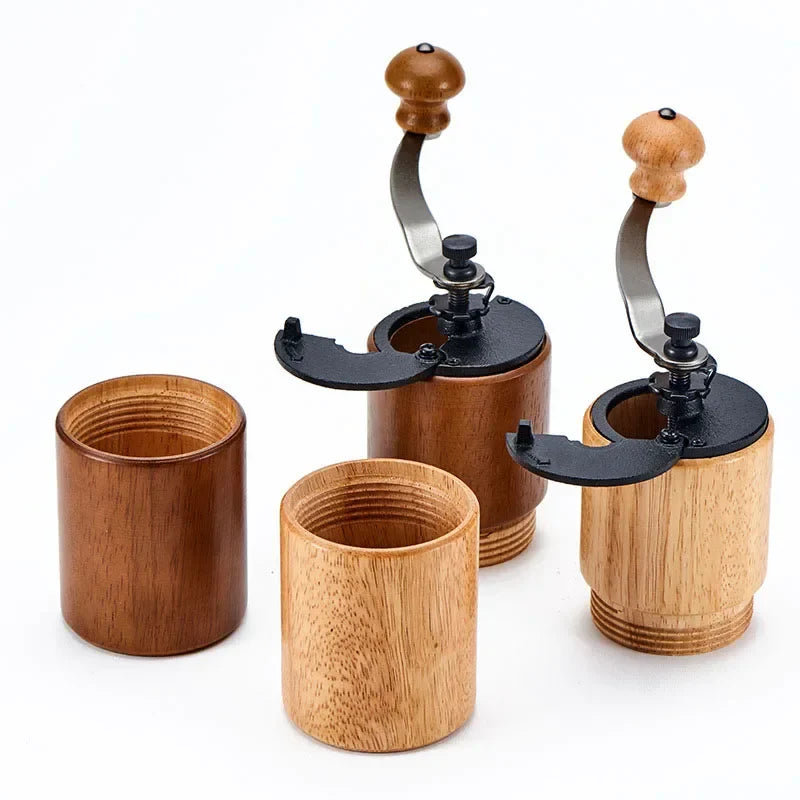 Portable Wooden Hand Coffee Grinder