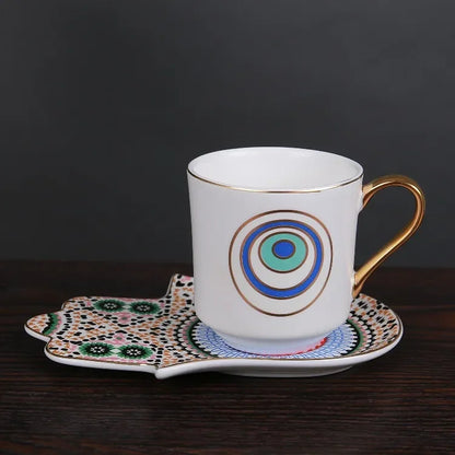 Boutique Turkish Coffee Cup and Saucer