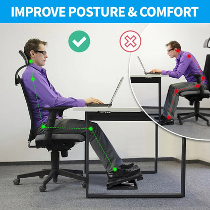 Foldable Height-Adjustable Foot Rest