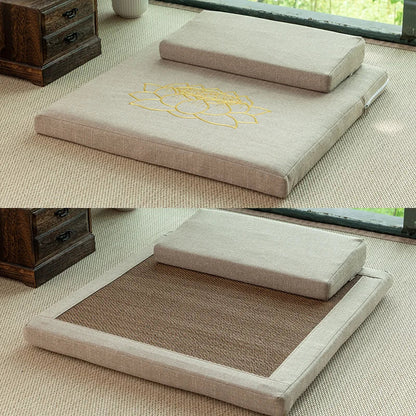 Reversible Zafu & Zabuton Meditation Cushion Set