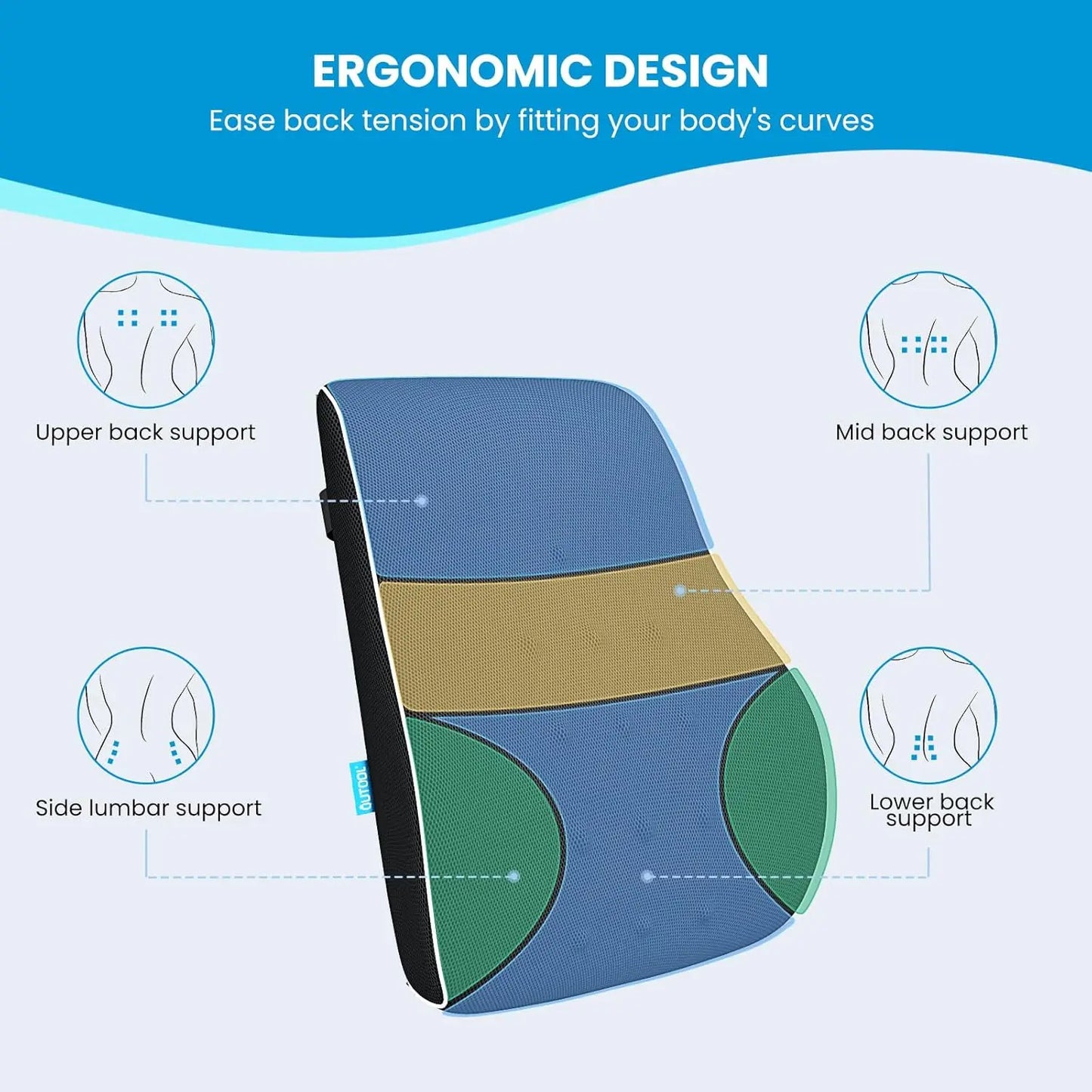 Adjustable Lumbar Support Pillow