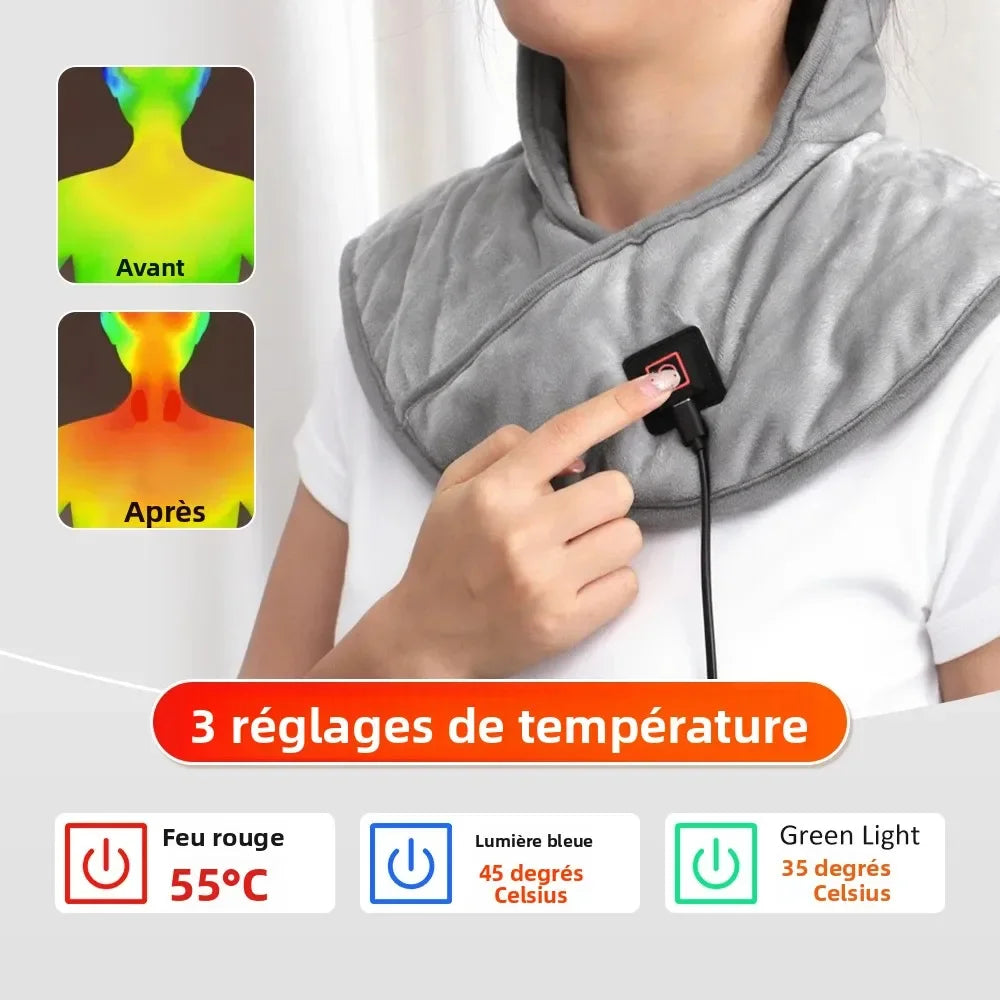 Adjustable USB Heating Neck and Shoulder Wrap