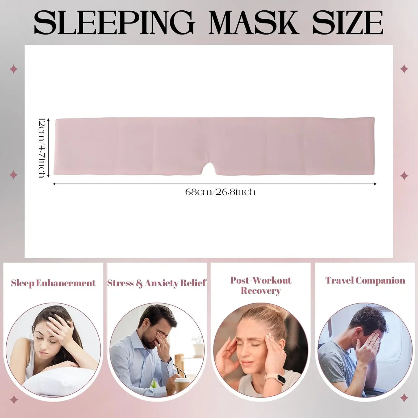 Soft Weighted Eye Mask for Sleeping