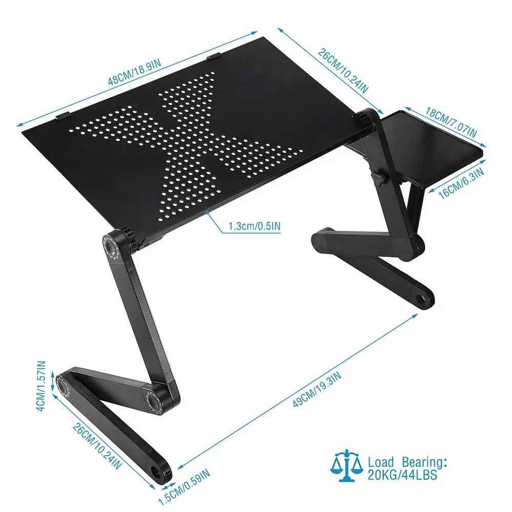 360° Adjustable Aluminum Laptop Table Stand