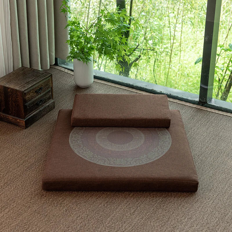 Reversible Zafu & Zabuton Meditation Cushion Set