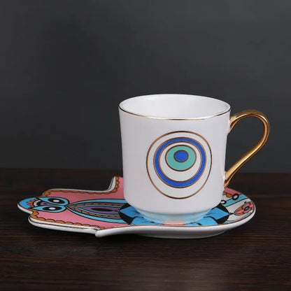Boutique Turkish Coffee Cup and Saucer