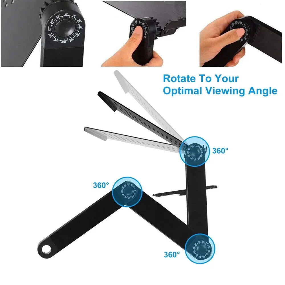 360° Adjustable Aluminum Laptop Table Stand