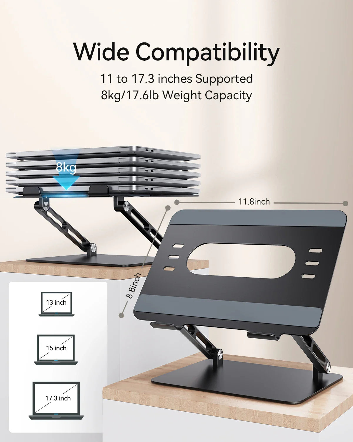 Adjustable Aluminum Laptop Stand