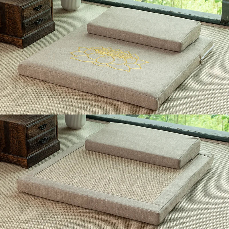 Reversible Zafu & Zabuton Meditation Cushion Set
