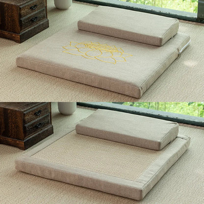 Reversible Zafu & Zabuton Meditation Cushion Set
